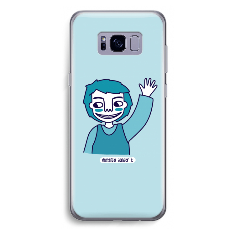 Zwaai: Samsung Galaxy S8 Plus Transparant Hoesje