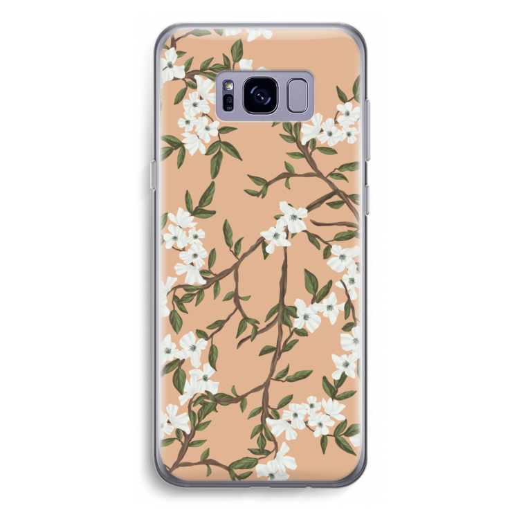 Blossoming spring: Samsung Galaxy S8 Plus Transparant Hoesje