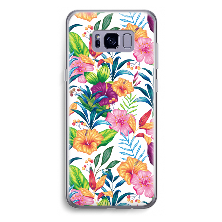 Tropisch 2: Samsung Galaxy S8 Plus Transparant Hoesje