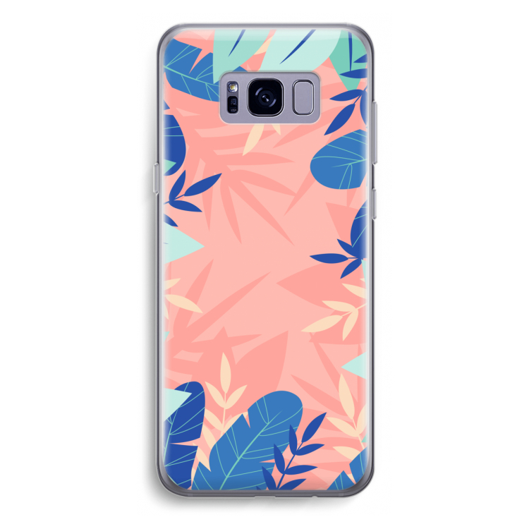 Tropisch: Samsung Galaxy S8 Plus Transparant Hoesje