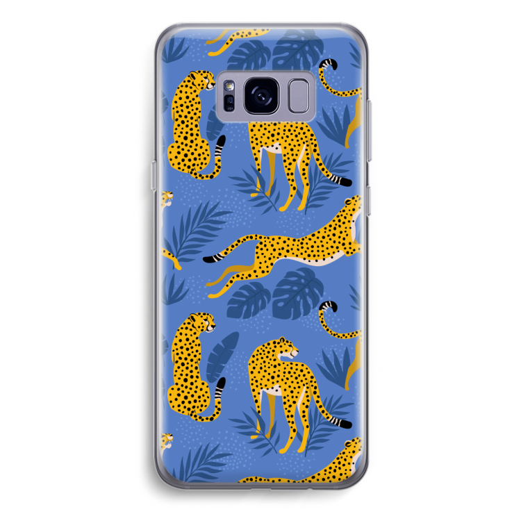 Luipaard: Samsung Galaxy S8 Plus Transparant Hoesje