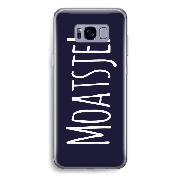 Moatsje!: Samsung Galaxy S8 Plus Transparant Hoesje