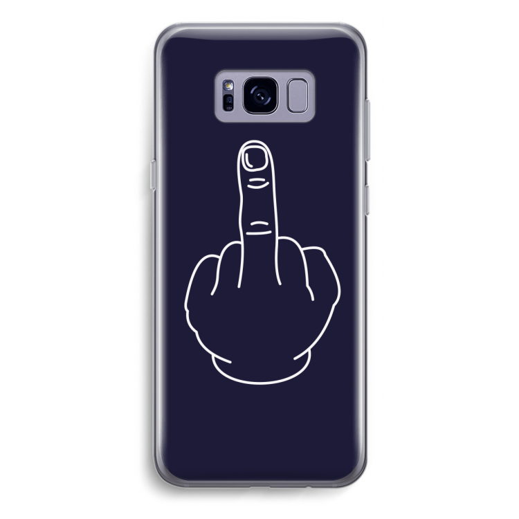 F**k U: Samsung Galaxy S8 Plus Transparant Hoesje