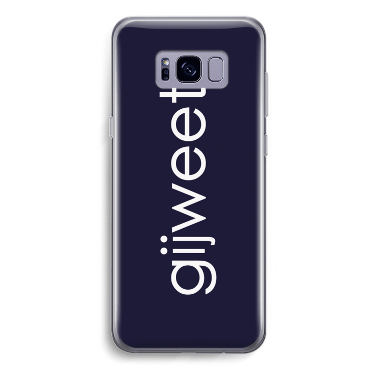 Gijweet: Samsung Galaxy S8 Plus Transparant Hoesje
