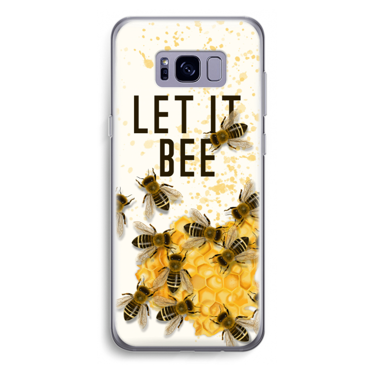Let it bee: Samsung Galaxy S8 Plus Transparant Hoesje