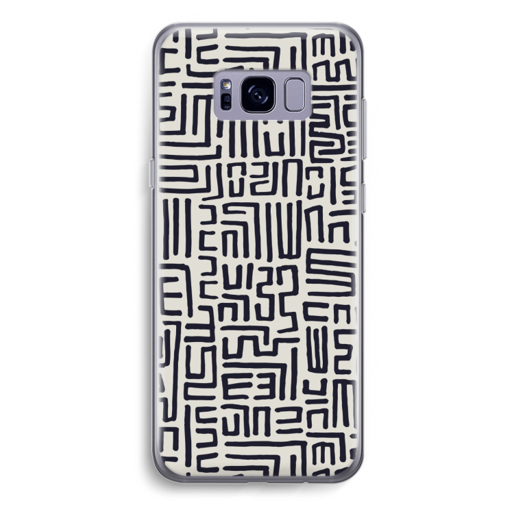 Moroccan Print: Samsung Galaxy S8 Plus Transparant Hoesje