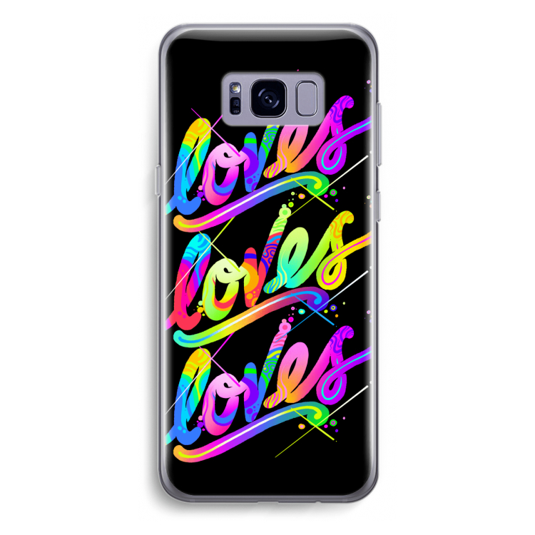 Loves: Samsung Galaxy S8 Plus Transparant Hoesje