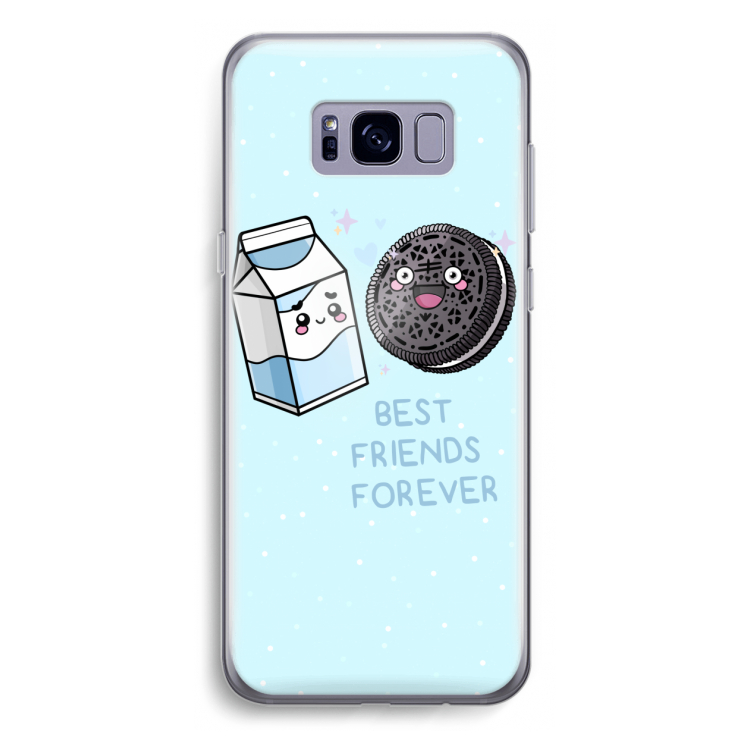 Best Friend Forever: Samsung Galaxy S8 Plus Transparant Hoesje