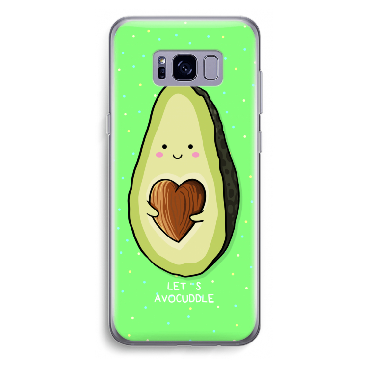 Avocuddle: Samsung Galaxy S8 Plus Transparant Hoesje
