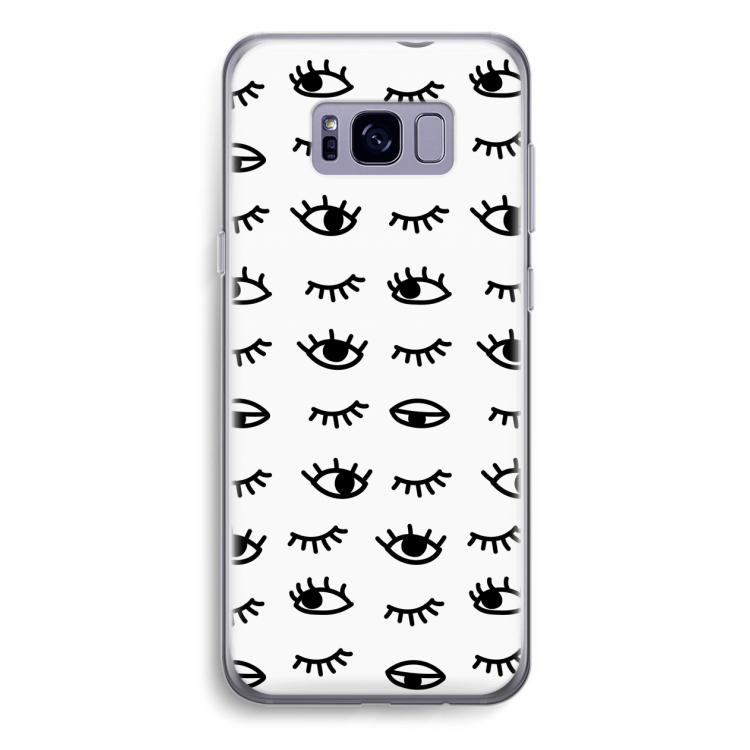 Eye pattern #2: Samsung Galaxy S8 Plus Transparant Hoesje