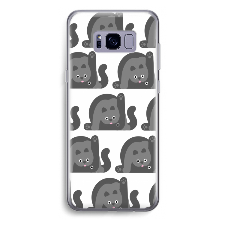 Cats: Samsung Galaxy S8 Plus Transparant Hoesje