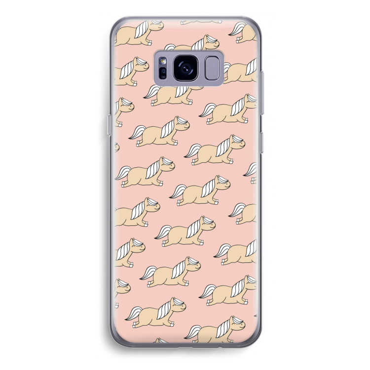 Ponys: Samsung Galaxy S8 Plus Transparant Hoesje