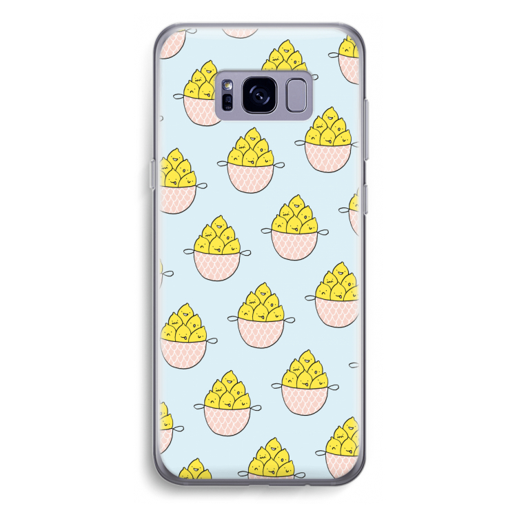 Citroenen: Samsung Galaxy S8 Plus Transparant Hoesje