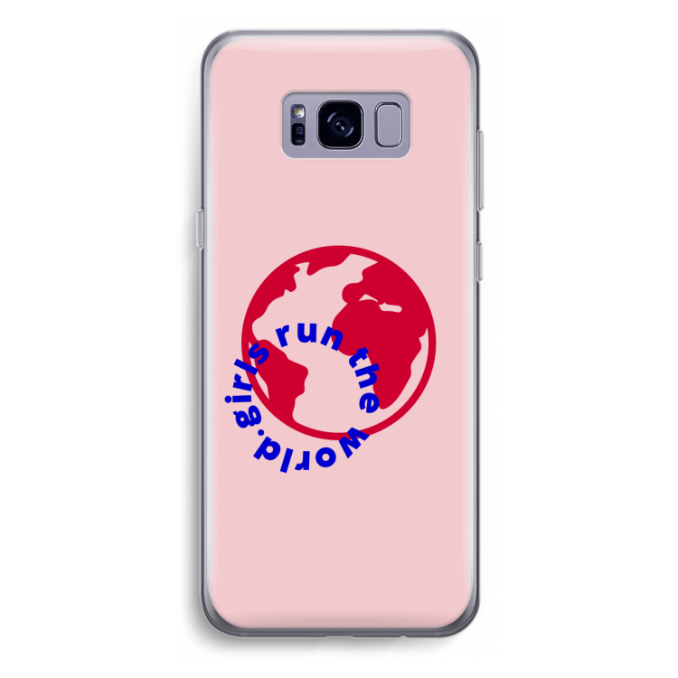 Run The World: Samsung Galaxy S8 Plus Transparant Hoesje
