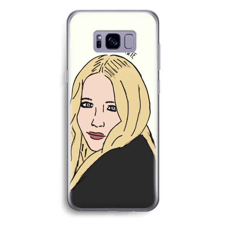Mary Kate: Samsung Galaxy S8 Plus Transparant Hoesje