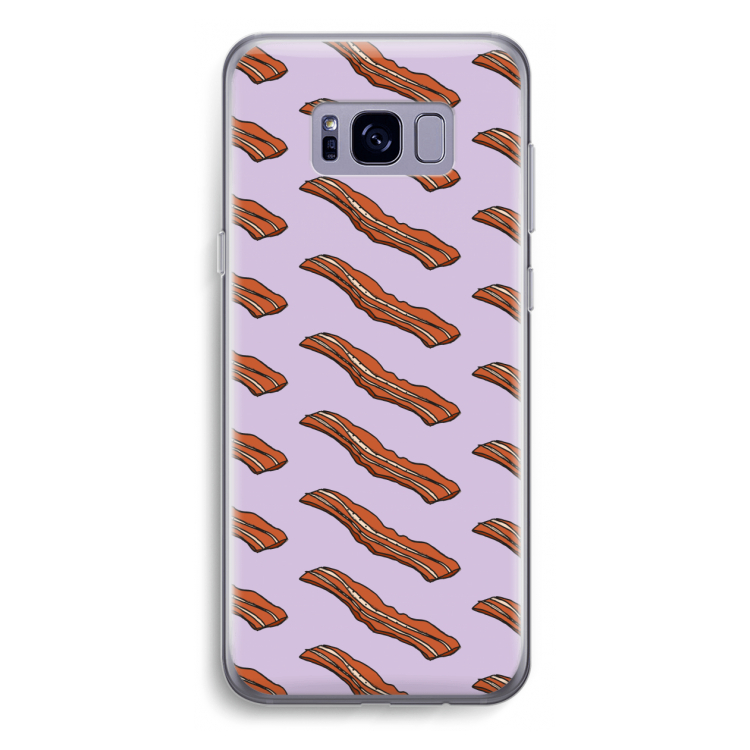 Bacon to my eggs #2: Samsung Galaxy S8 Plus Transparant Hoesje