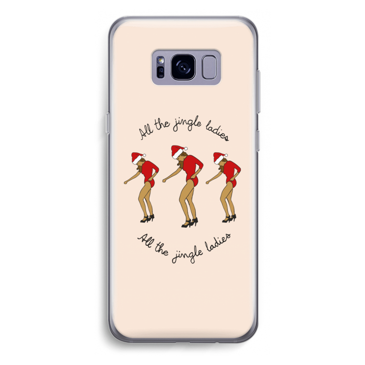 Jingle Ladies: Samsung Galaxy S8 Plus Transparant Hoesje