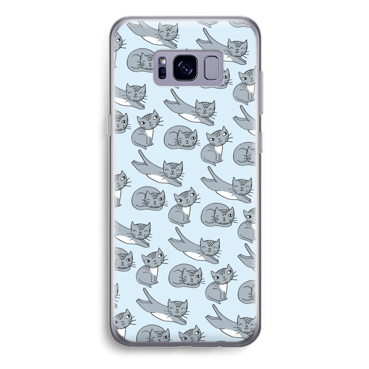 Poezen: Samsung Galaxy S8 Plus Transparant Hoesje