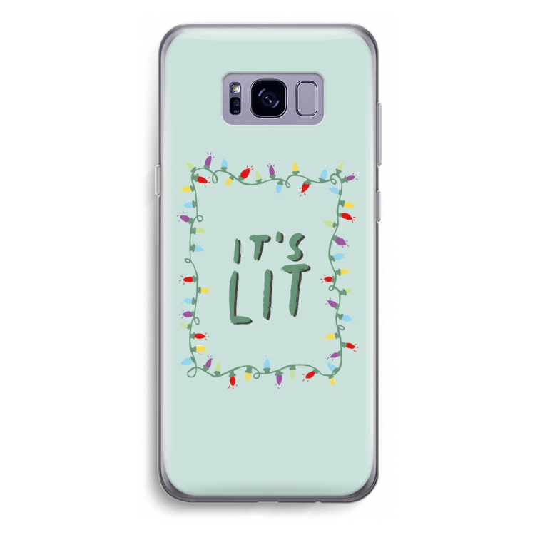 It's Lit: Samsung Galaxy S8 Plus Transparant Hoesje