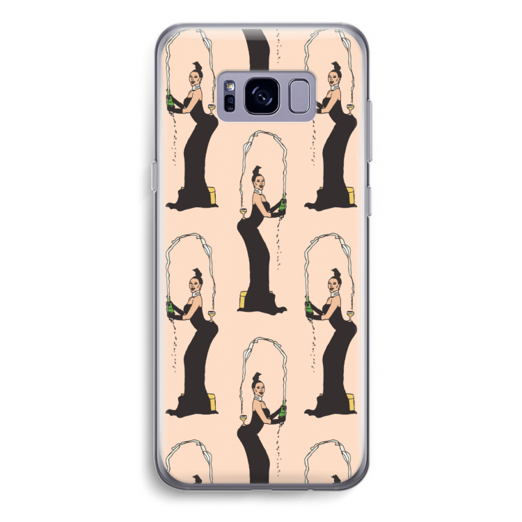 Pop Some Kim: Samsung Galaxy S8 Plus Transparant Hoesje