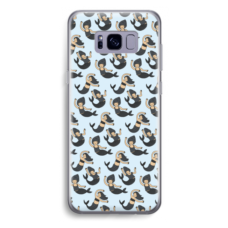 Zeemeermin: Samsung Galaxy S8 Plus Transparant Hoesje