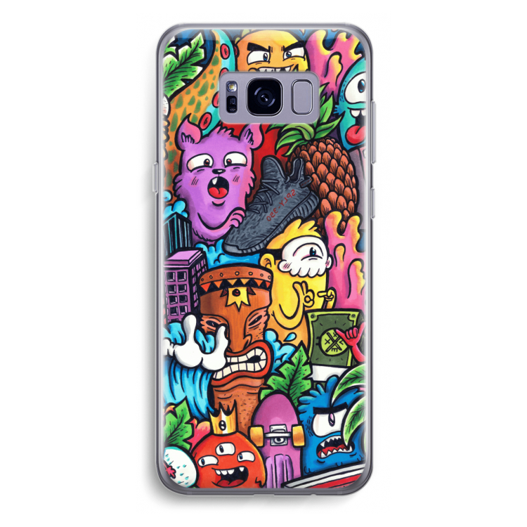 Vexx Mixtape: Samsung Galaxy S8 Plus Transparant Hoesje