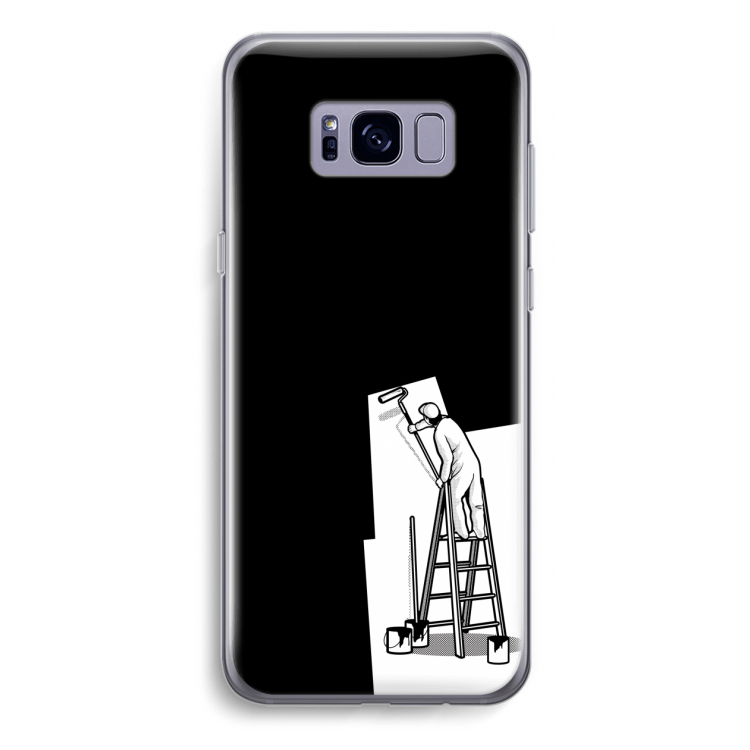 Musketon Painter: Samsung Galaxy S8 Plus Transparant Hoesje