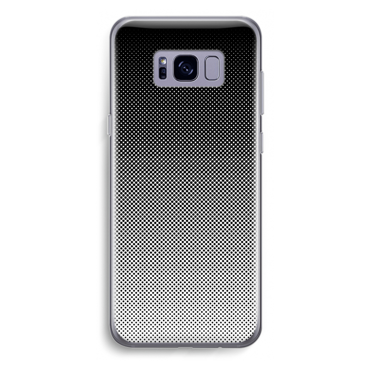 Musketon Halftone: Samsung Galaxy S8 Plus Transparant Hoesje