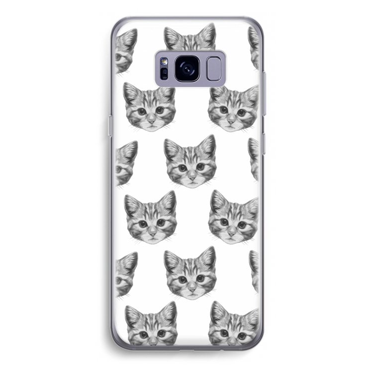 Kitten: Samsung Galaxy S8 Plus Transparant Hoesje