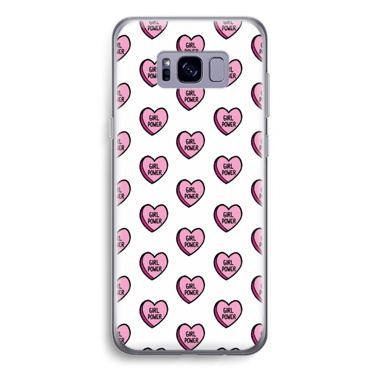GIRL POWER: Samsung Galaxy S8 Plus Transparant Hoesje