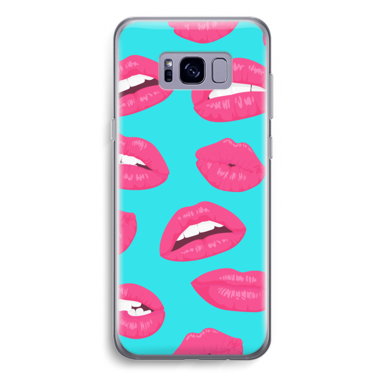 Bite my lip: Samsung Galaxy S8 Plus Transparant Hoesje