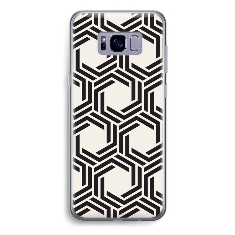 Geometrisch patroon: Samsung Galaxy S8 Plus Transparant Hoesje