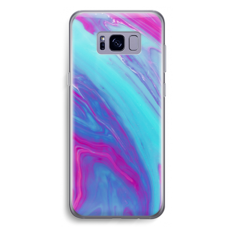 Zweverige regenboog: Samsung Galaxy S8 Plus Transparant Hoesje