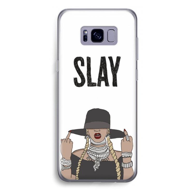 Slay All Day: Samsung Galaxy S8 Plus Transparant Hoesje