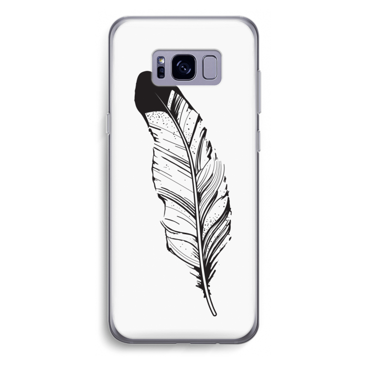 Pluim: Samsung Galaxy S8 Plus Transparant Hoesje