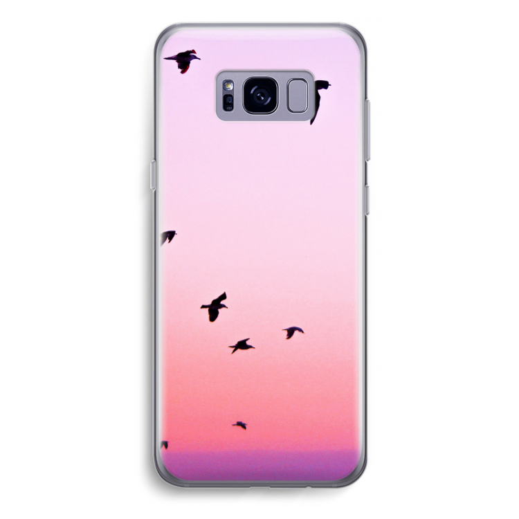 Fly away: Samsung Galaxy S8 Plus Transparant Hoesje