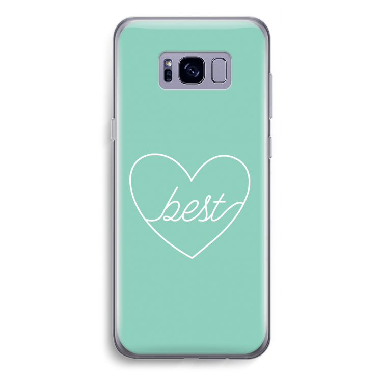 Best heart pastel: Samsung Galaxy S8 Plus Transparant Hoesje