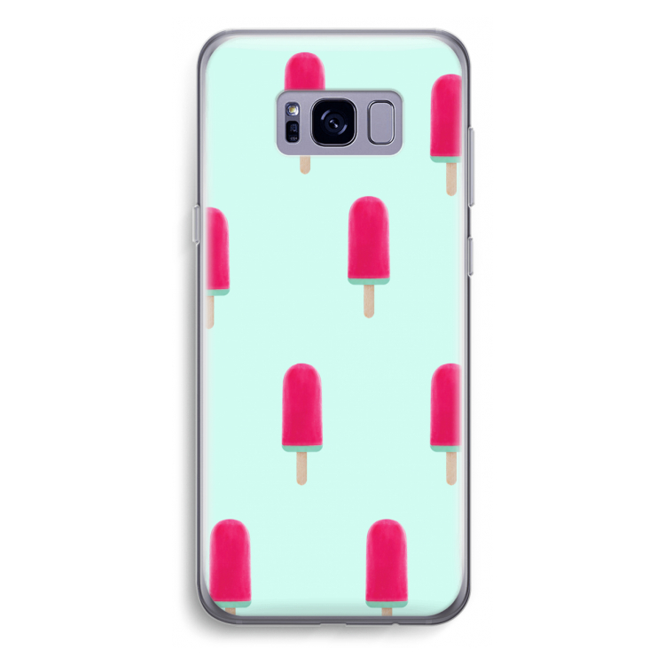 Waterijsje: Samsung Galaxy S8 Plus Transparant Hoesje