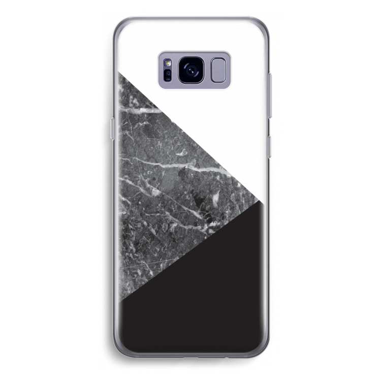 Combinatie marmer: Samsung Galaxy S8 Plus Transparant Hoesje