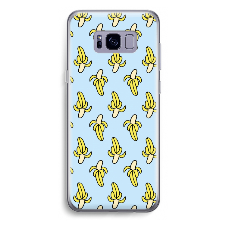 Bananas: Samsung Galaxy S8 Plus Transparant Hoesje