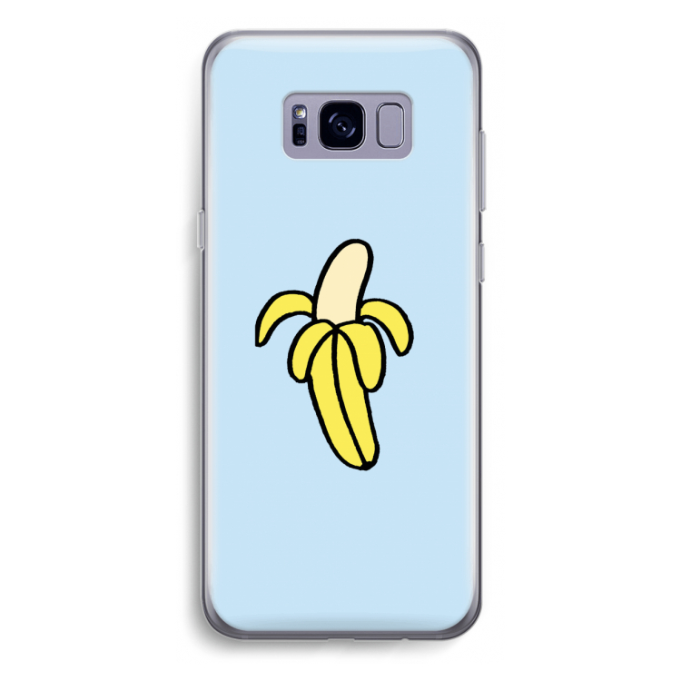 Banana: Samsung Galaxy S8 Plus Transparant Hoesje