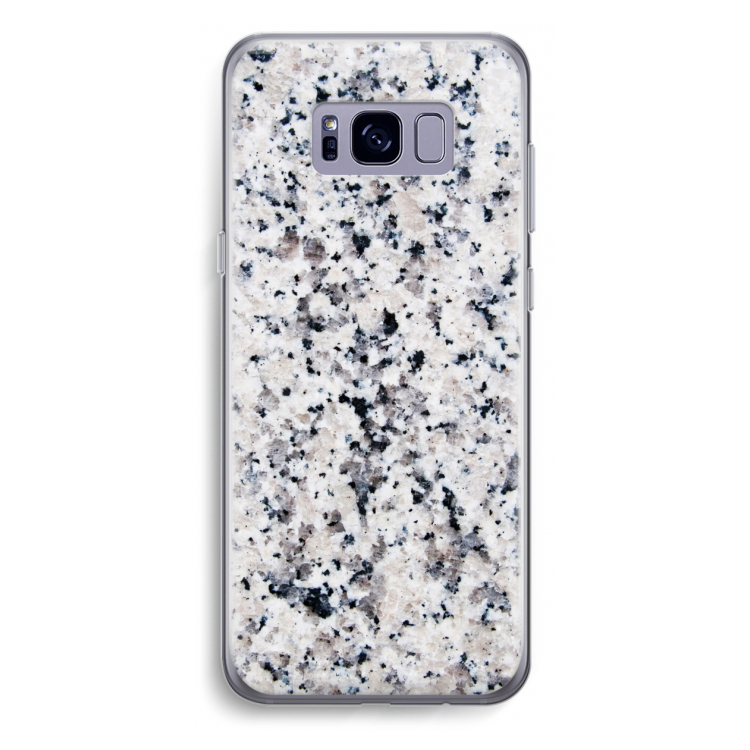 Gespikkelde marmer: Samsung Galaxy S8 Plus Transparant Hoesje