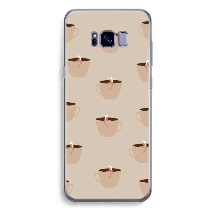 Morning coffee: Samsung Galaxy S8 Plus Transparant Hoesje