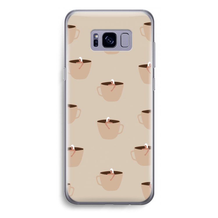 Morning coffee: Samsung Galaxy S8 Plus Transparant Hoesje