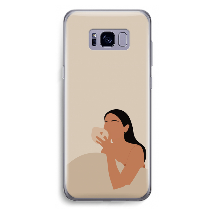Fresh coffee: Samsung Galaxy S8 Plus Transparant Hoesje