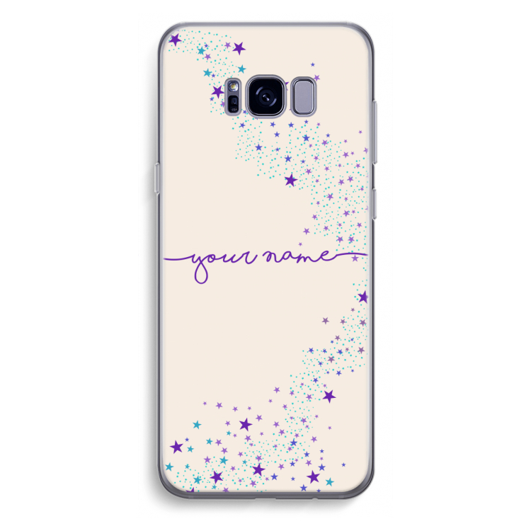 Sterren: Samsung Galaxy S8 Plus Transparant Hoesje
