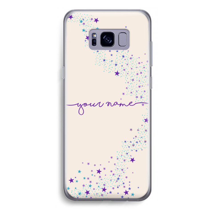 Sterren: Samsung Galaxy S8 Plus Transparant Hoesje