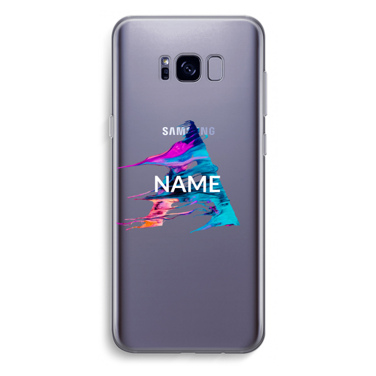 Abstract Spectrum: Samsung Galaxy S8 Plus Transparant Hoesje