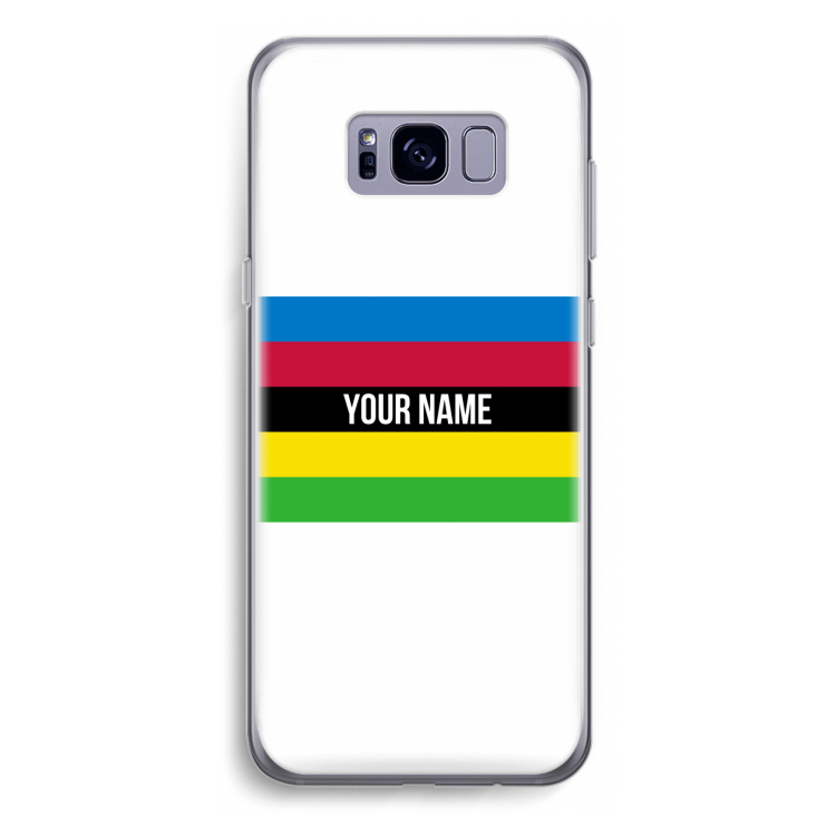 WK Wielrennen: Samsung Galaxy S8 Plus Transparant Hoesje