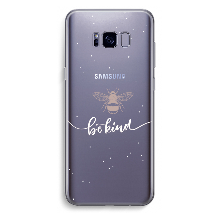 Be(e) kind: Samsung Galaxy S8 Plus Transparant Hoesje